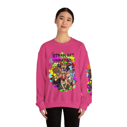 One Piece - Graffiti Straw Hat Crew Unisex Heavy Blend™ Crewneck Sweatshirt