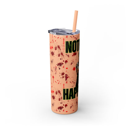 One Piece - Zoro Nothing Happened Skinny Tumbler with Straw, 20oz