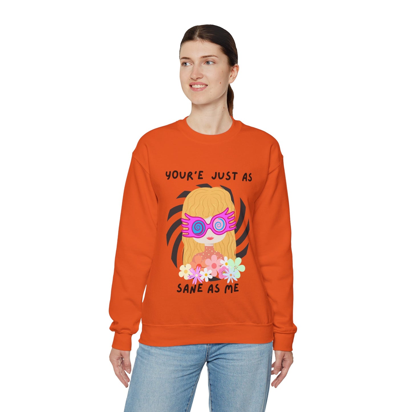 Just as Sane Unisex Heavy Blend™ Crewneck Sweatshirt