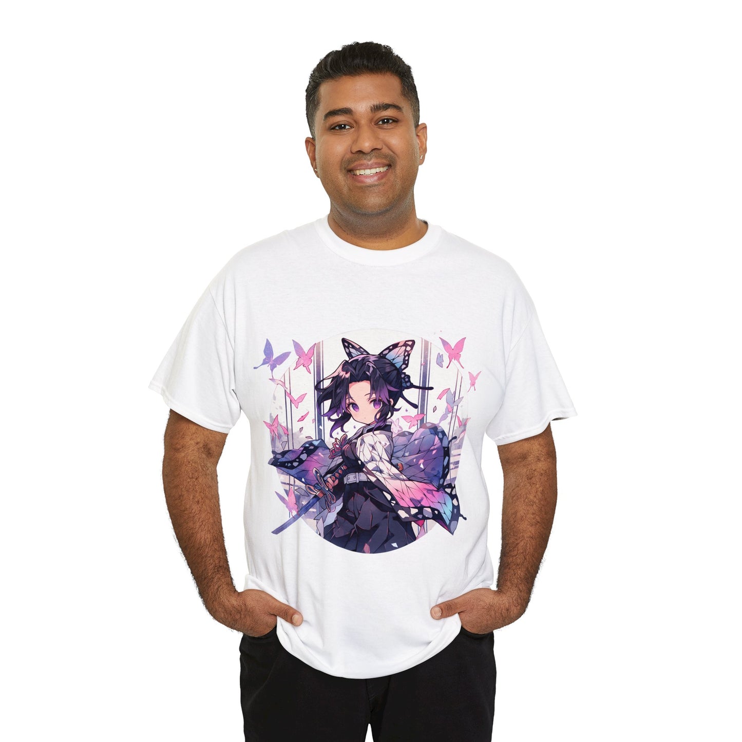 Stained Glass Shinobu Kocho Series Unisex Heavy Cotton Tee