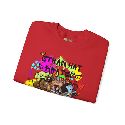 One Piece - Graffiti Straw Hat Crew Unisex Heavy Blend™ Crewneck Sweatshirt
