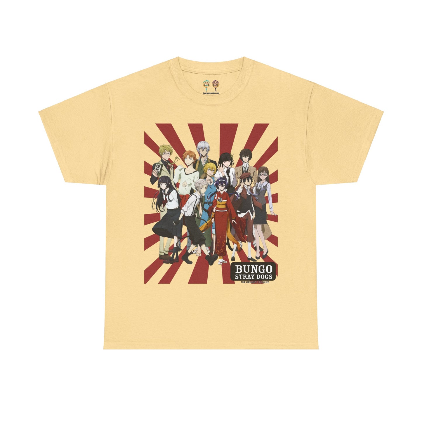 Bungo Stray Dogs- Armed Detective Agency  Unisex Heavy Cotton Tee