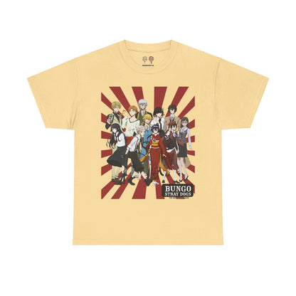 Bungo Stray Dogs- Armed Detective Agency  Unisex Heavy Cotton Tee