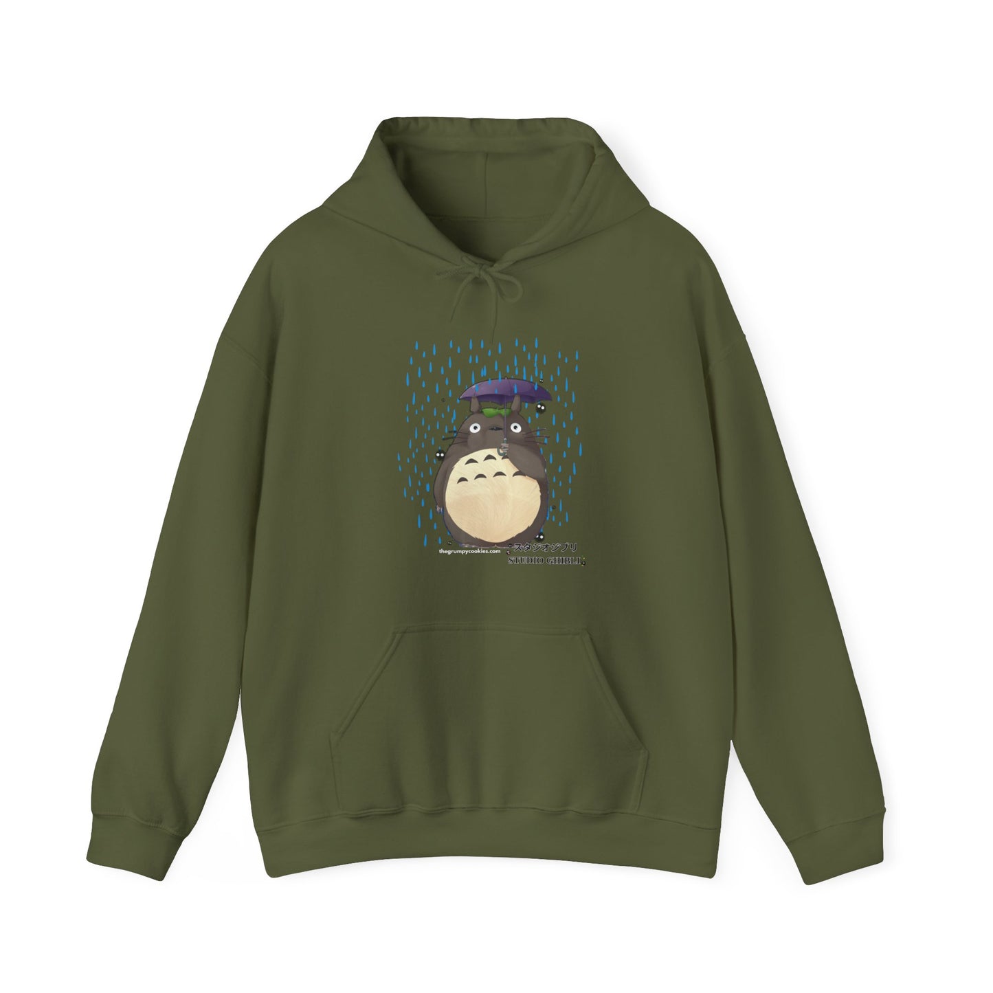 Totoro in the Rain Unisex Heavy Blend™ Hooded Sweatshirt