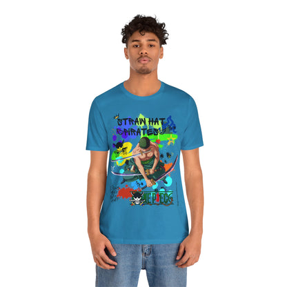 Graffiti Zoro Unisex Jersey Short Sleeve Tee