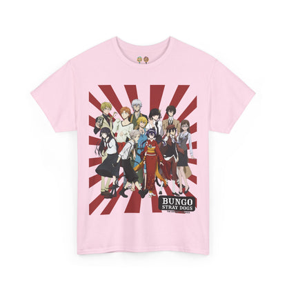 Bungo Stray Dogs- Armed Detective Agency  Unisex Heavy Cotton Tee