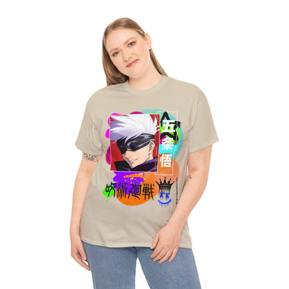 Gojo's Side Smile Unisex Heavy Cotton Tee