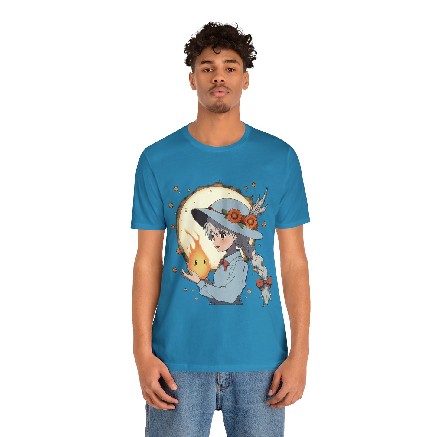 Howl's Moving Castle Jersey Short Sleeve Tee