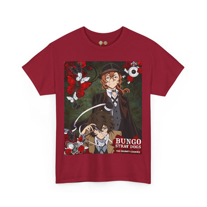 Bungo Stray Dogs- Twin Dark  Unisex Heavy Cotton Tee