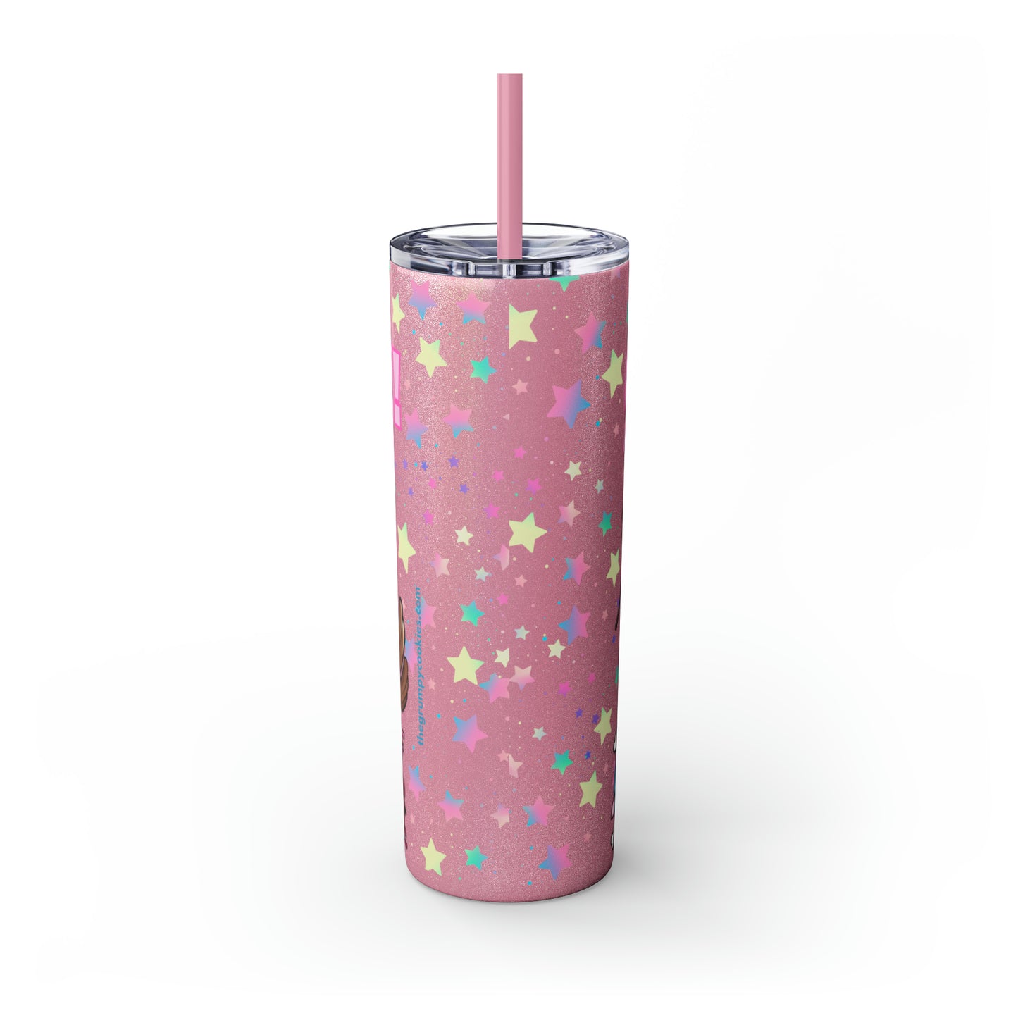 Chopper Skinny Tumbler with Straw, 20oz