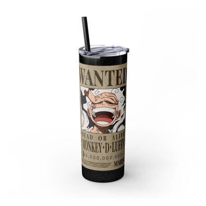 One Piece - Luffy Fifth Gear Skinny Tumbler with Straw, 20oz