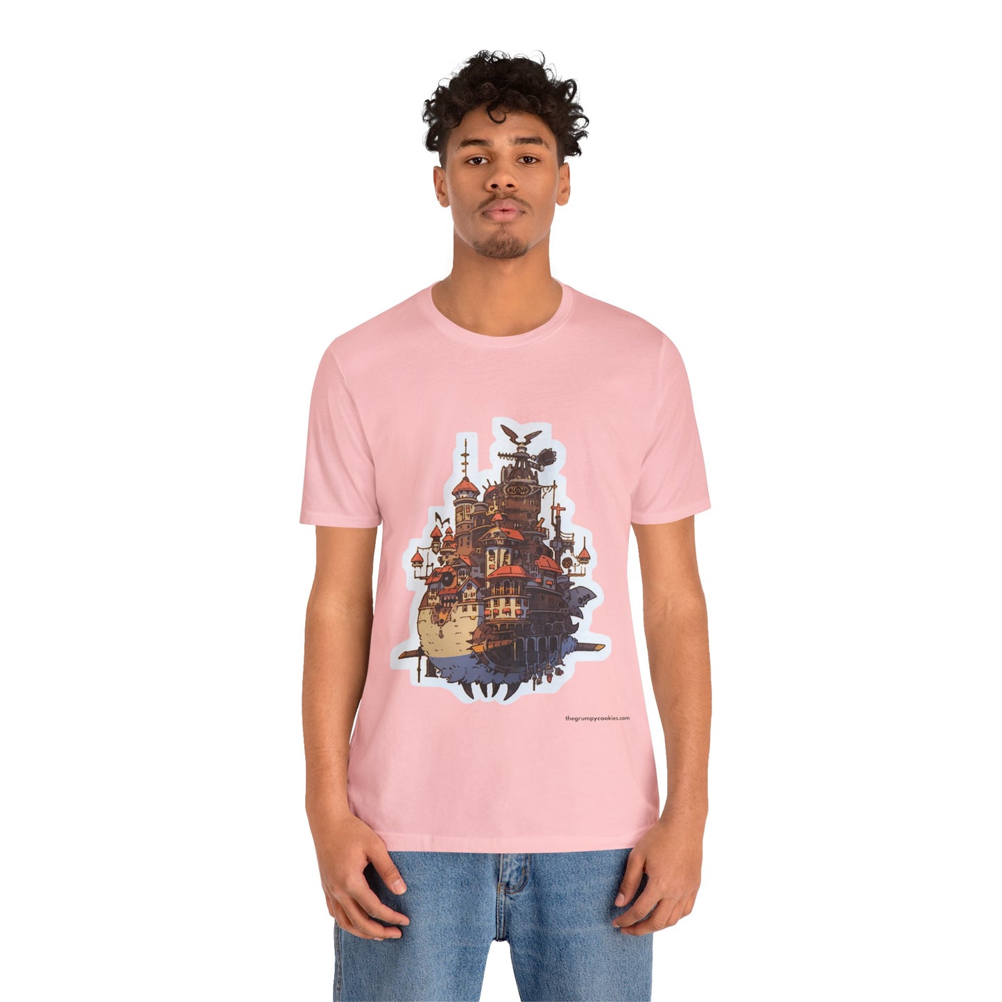 Howl's Moving Castle Jersey Short Sleeve Tee