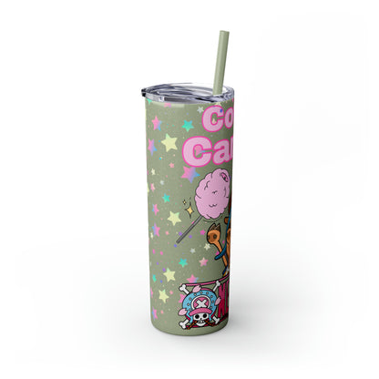 Chopper Skinny Tumbler with Straw, 20oz