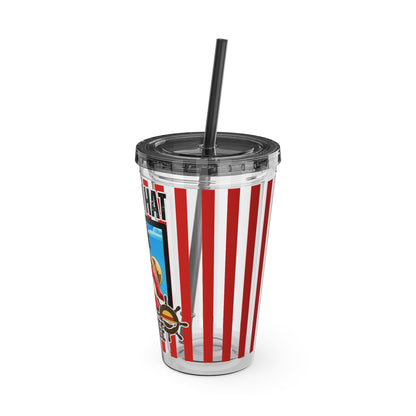 One Piece- Captain Luffy Sunsplash Tumbler with Straw, 16oz