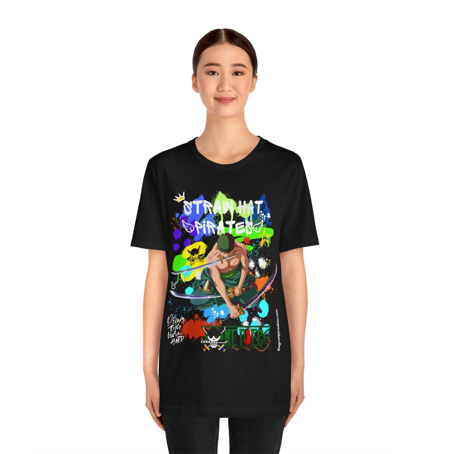 Graffiti Zoro Unisex Jersey Short Sleeve Tee