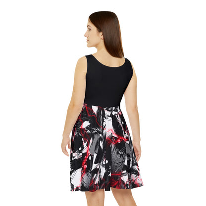 A Boy and His Demons Women's Skater Dress (AOP)