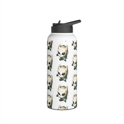 Chibi Kaiju Stainless Steel Water Bottle, Standard Lid