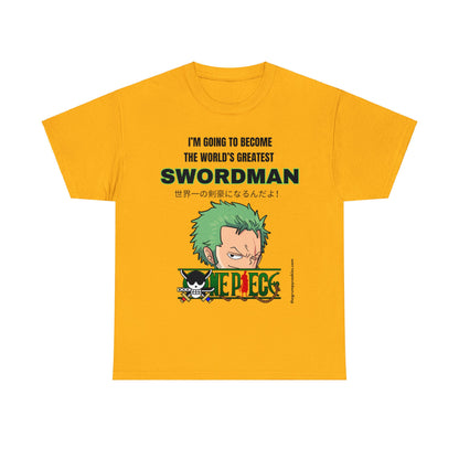 World's Greatest Swordsman Unisex Heavy Cotton Tee