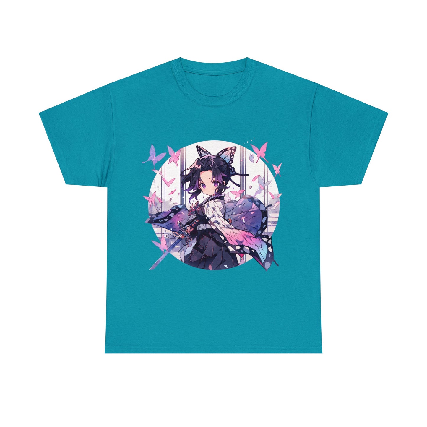 Stained Glass Shinobu Kocho Series Unisex Heavy Cotton Tee