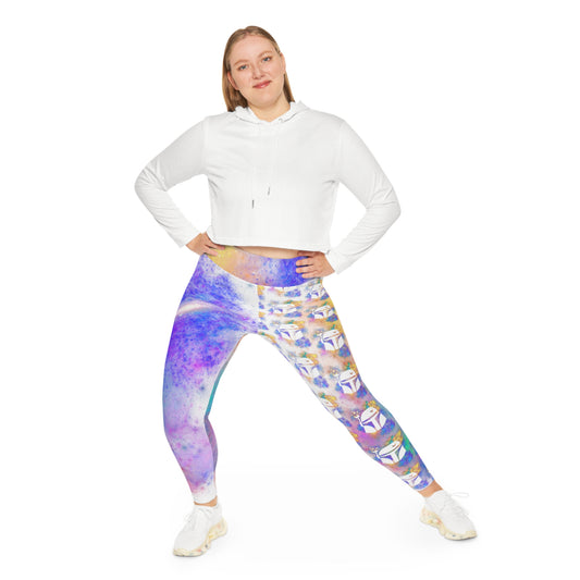 Boba Fett Plus Size Leggings (AOP)