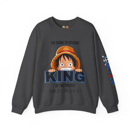 Pirate King Luffy Unisex Heavy Blend™ Crewneck Sweatshirt