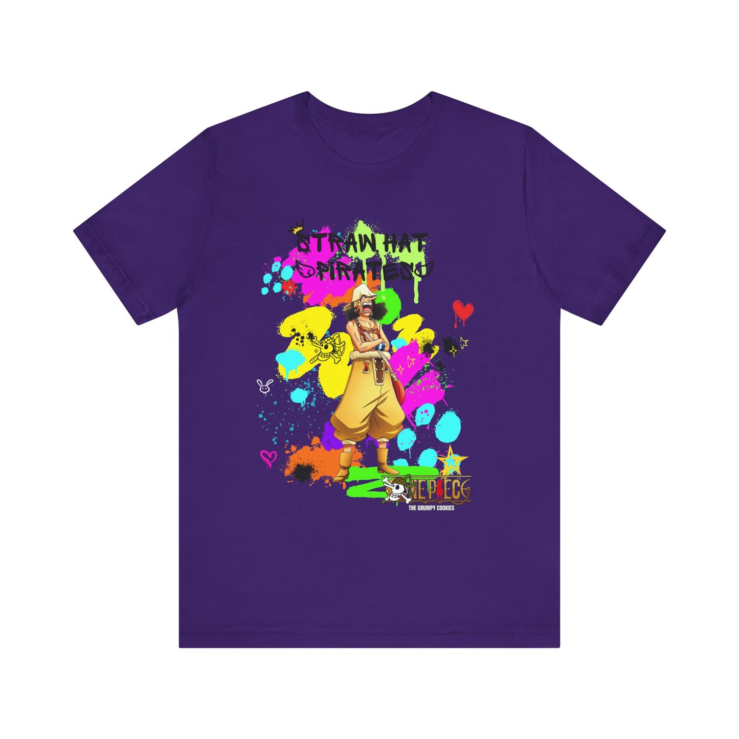 One Piece - Graffiti Usopp  Unisex Jersey Short Sleeve Tee