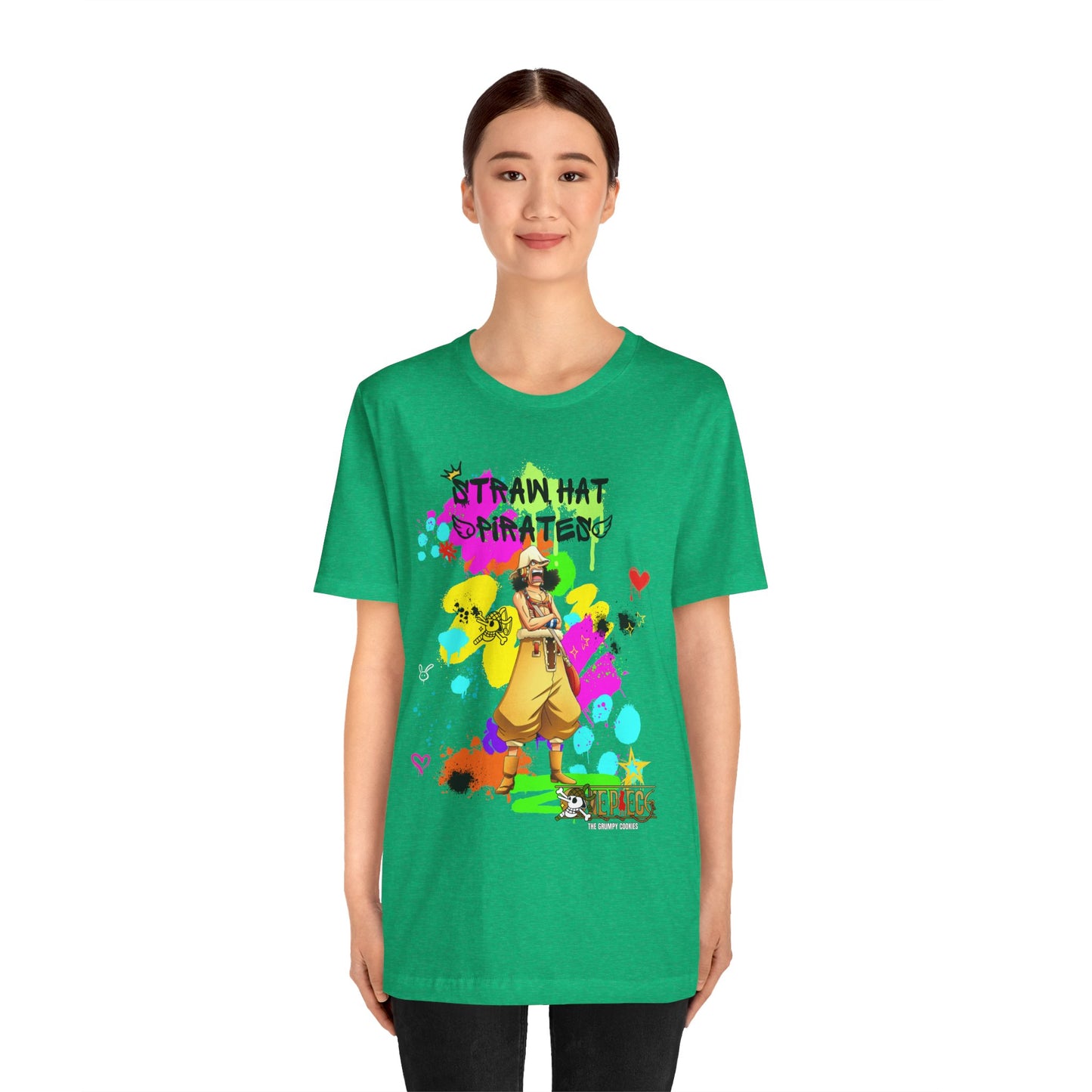 One Piece - Graffiti Usopp  Unisex Jersey Short Sleeve Tee