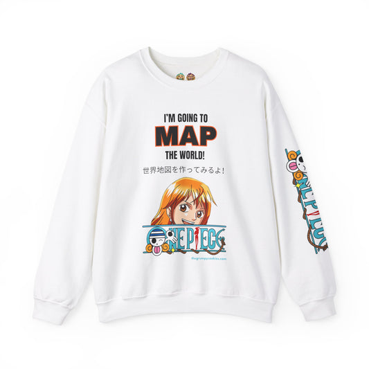 Map the World Unisex Heavy Blend™ Crewneck Sweatshirt