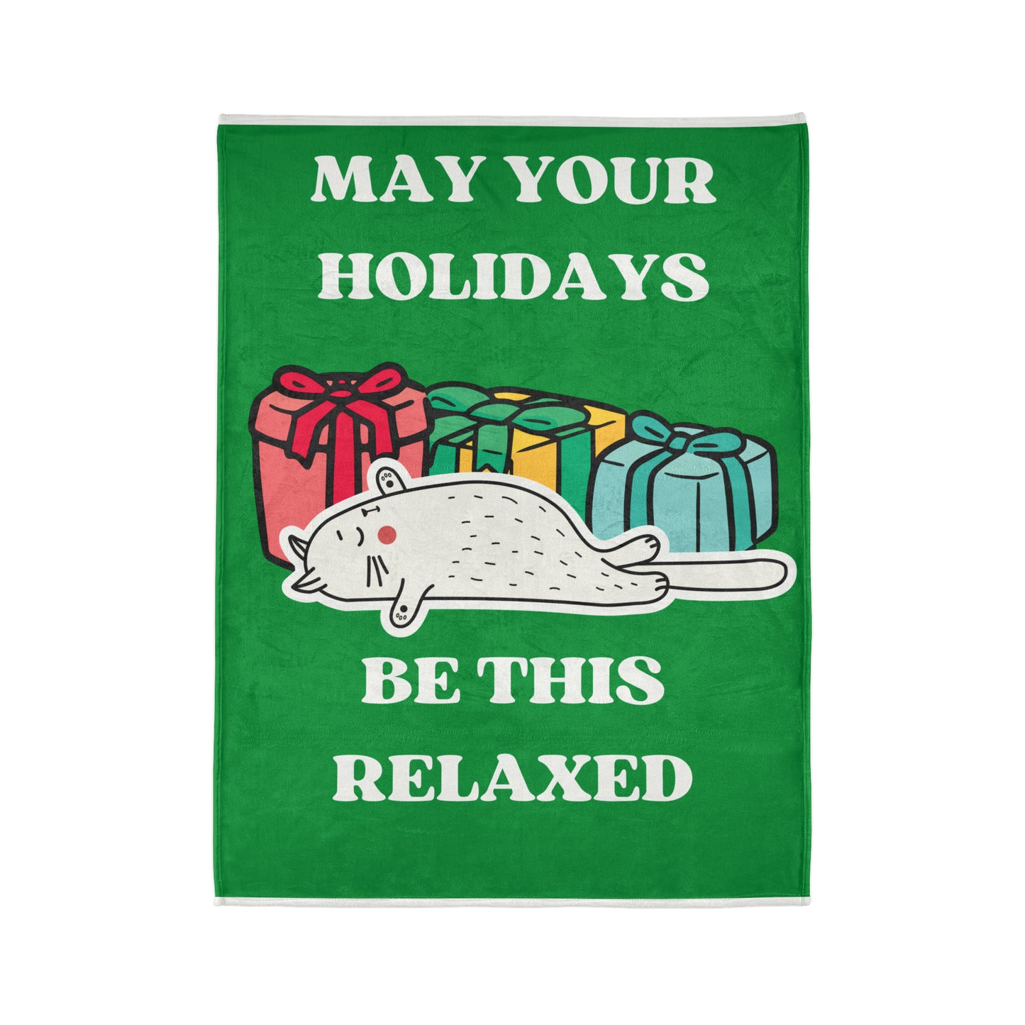 Relaxed Holidays Polyester Blanket