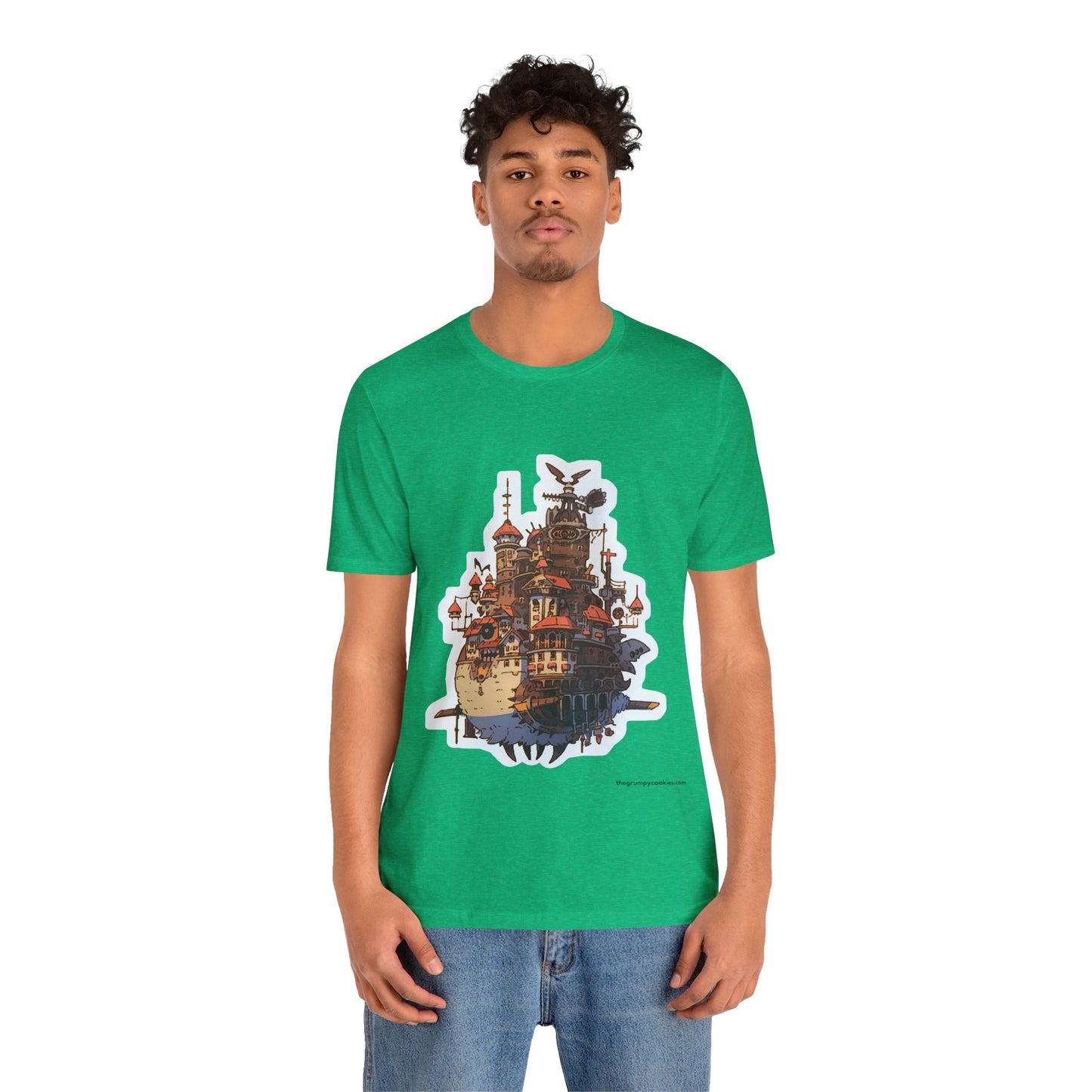 Howl's Moving Castle Jersey Short Sleeve Tee