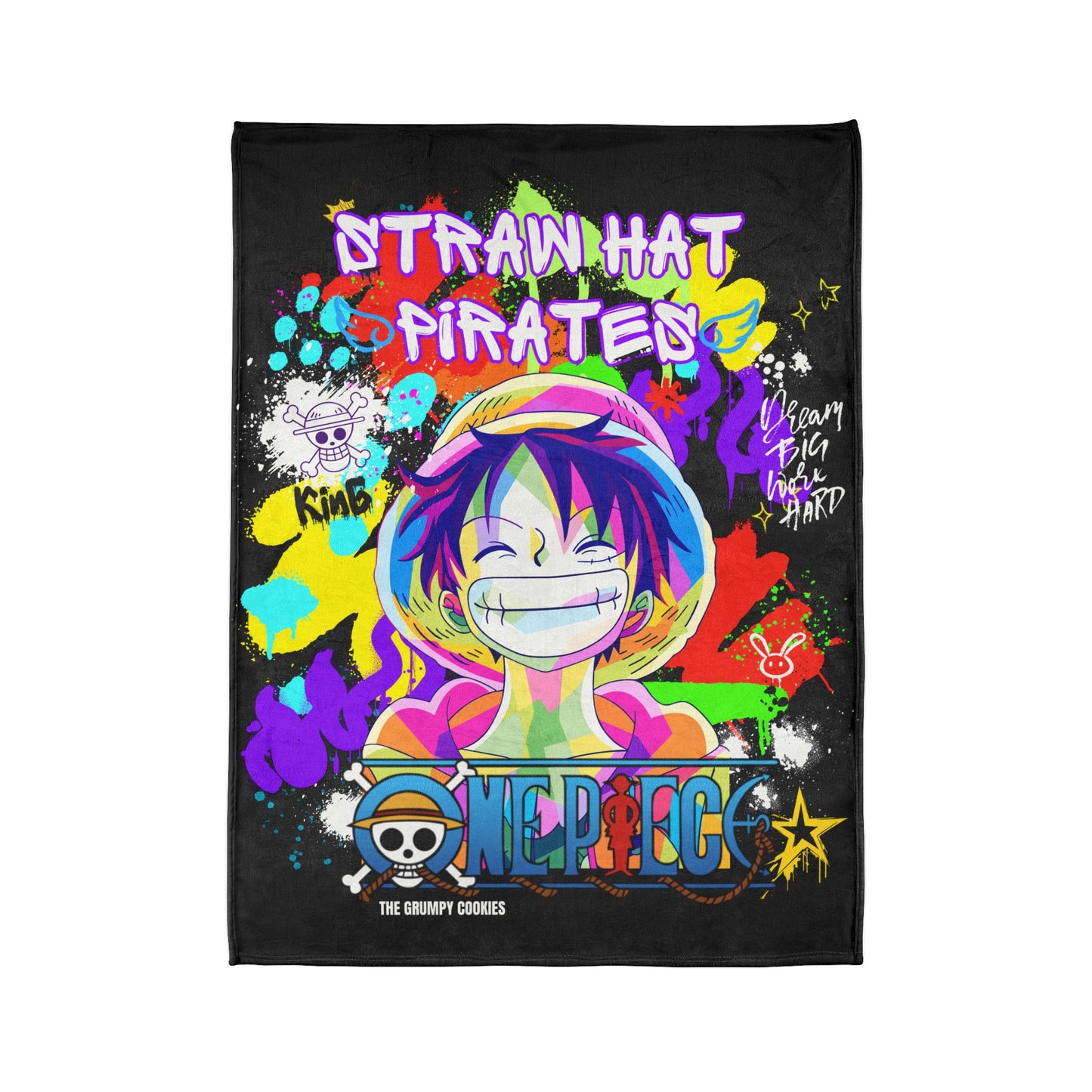 One Piece - Color Explosion Luffy Polyester Blanket