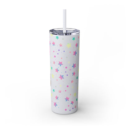 One Piece - Chopper Loves Cotton Candy Skinny Tumbler with Straw, 20oz