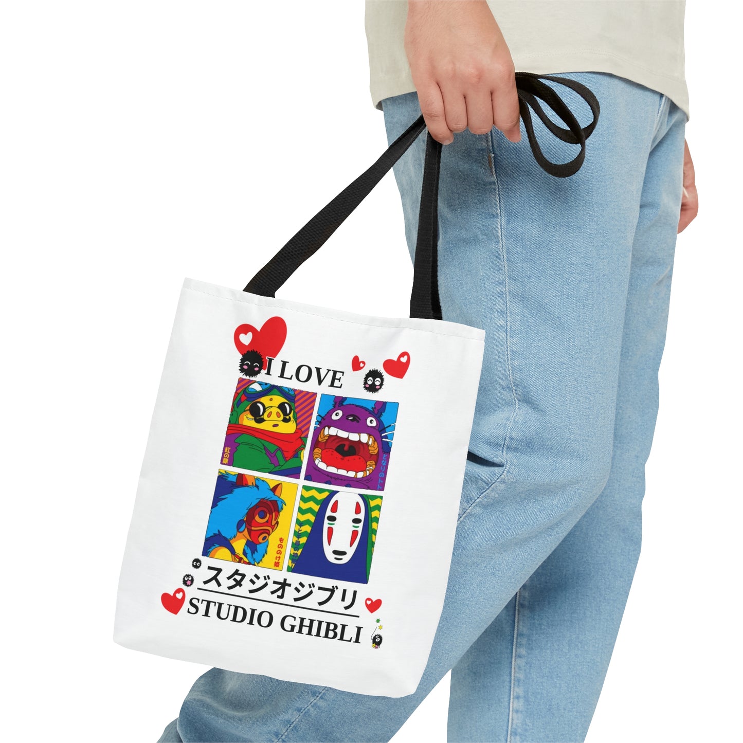 I Love Studio Ghibli Tote Bag