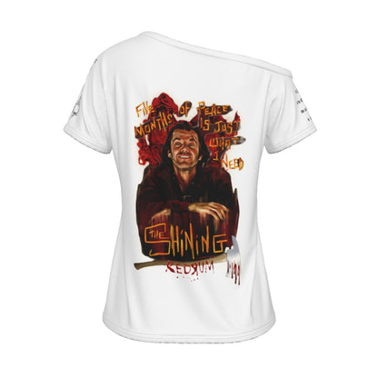 The Shining - Redrum Women's Off-Shoulder T-shirt