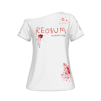 The Shining - Redrum Women's Off-Shoulder T-shirt