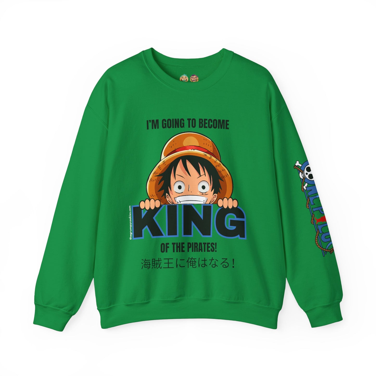 Pirate King Luffy Unisex Heavy Blend™ Crewneck Sweatshirt