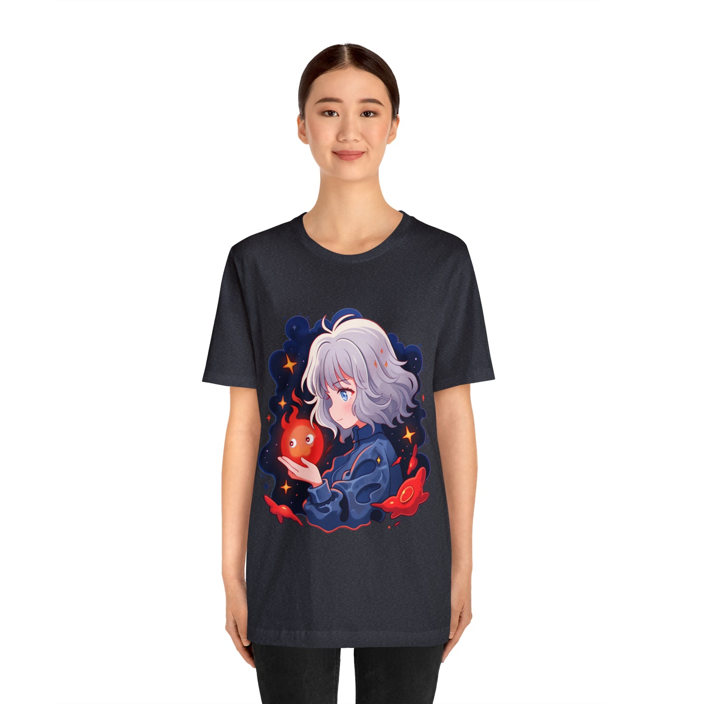 Howl's Moving Castle Jersey Short Sleeve Tee