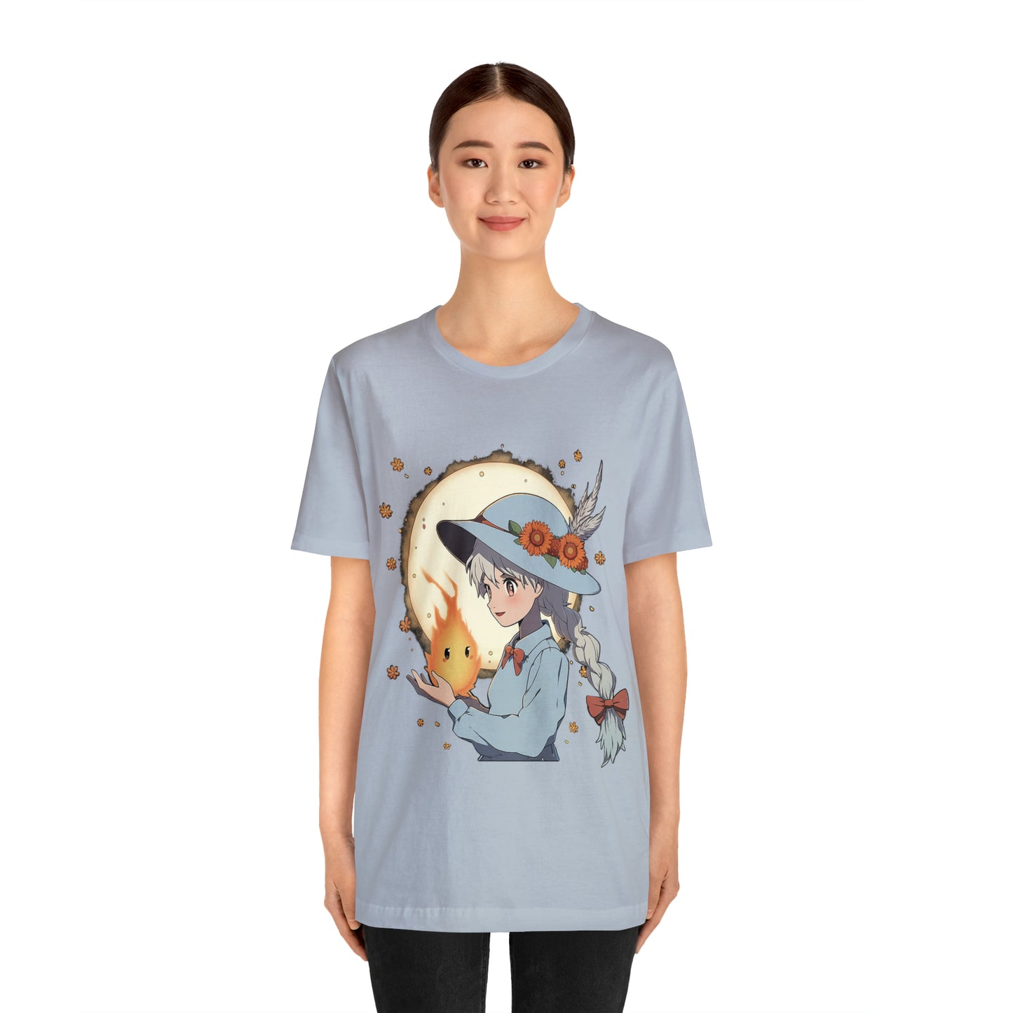 Howl's Moving Castle Jersey Short Sleeve Tee