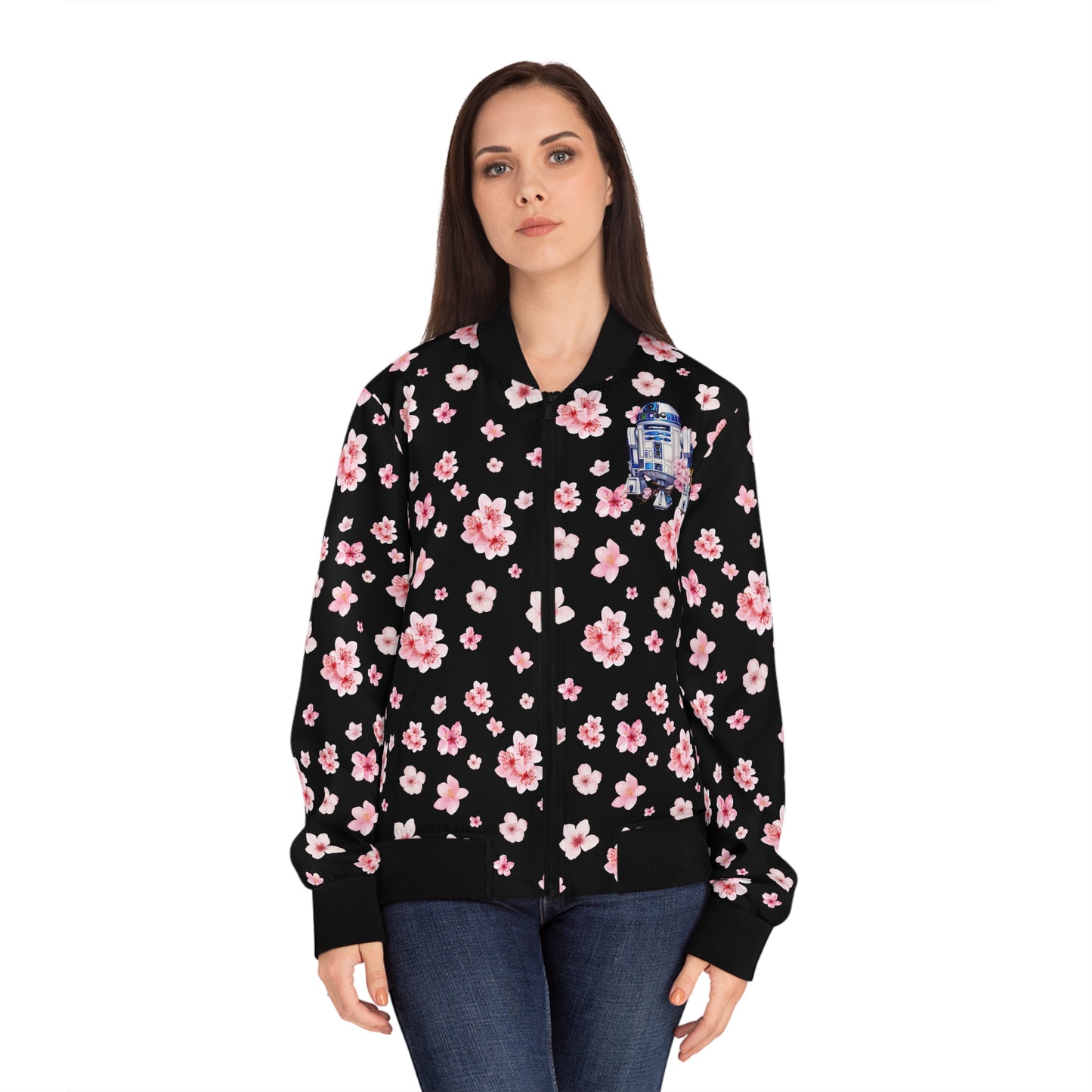 Star Wars - Cherry Blossom R2D2 Bomber Jacket