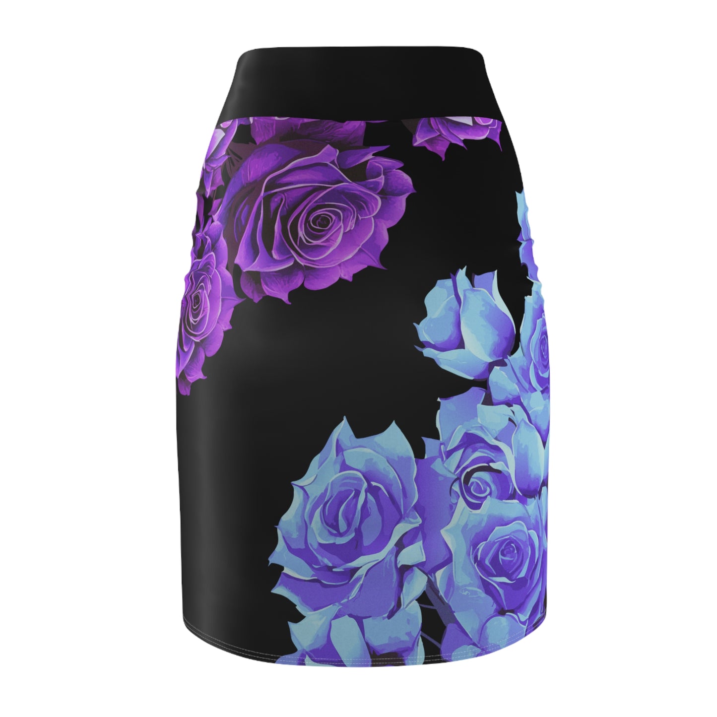 Everything's Coming Up Roses Pencil Skirt