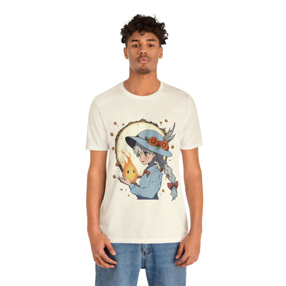 Howl's Moving Castle Jersey Short Sleeve Tee