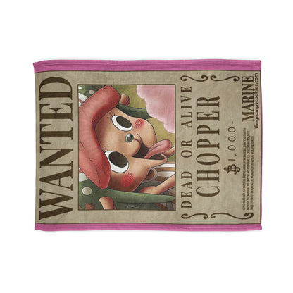 Chopper Wanted Poster Polyester Blanket