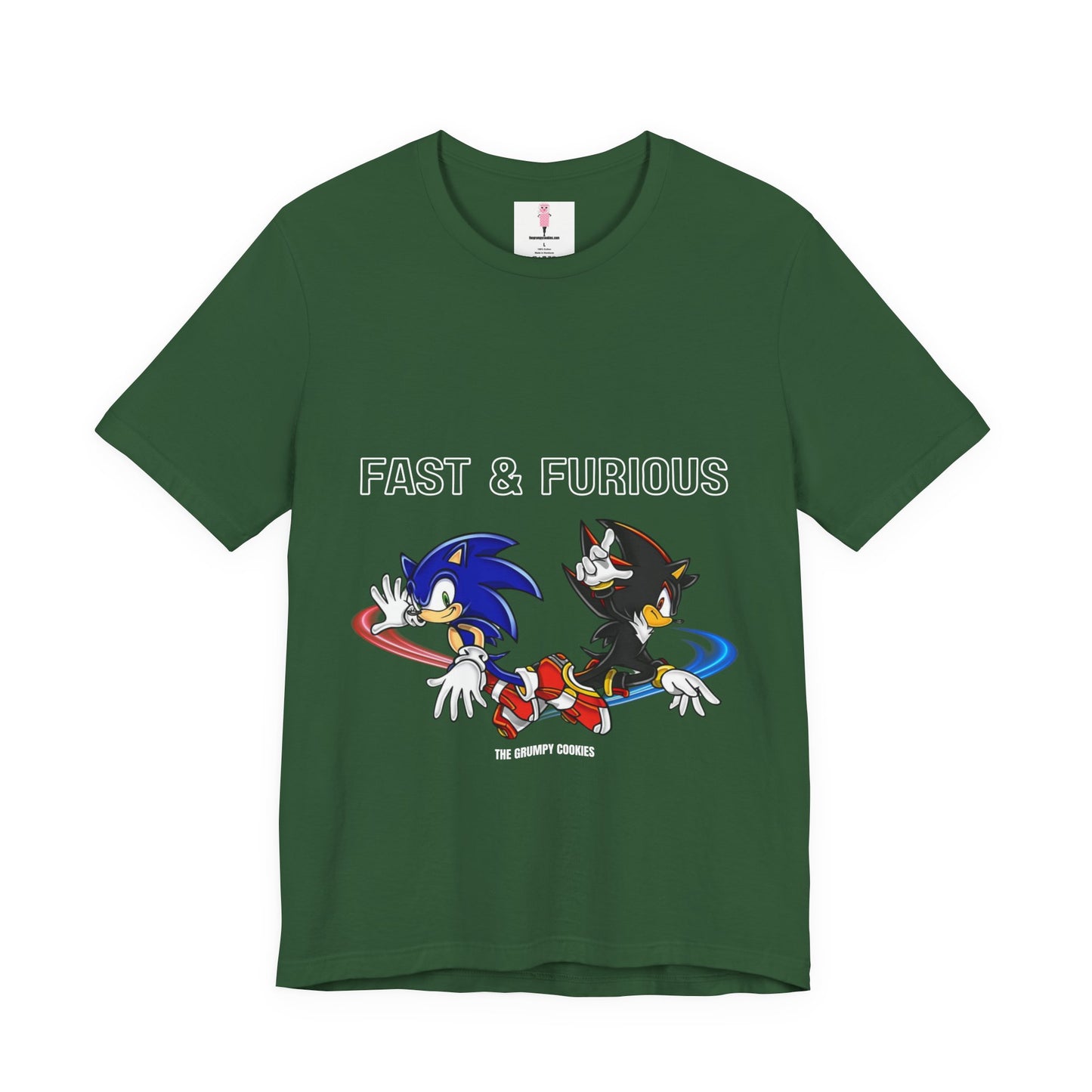 Sonic - Fast & Furious Jersey Short Sleeve Tee