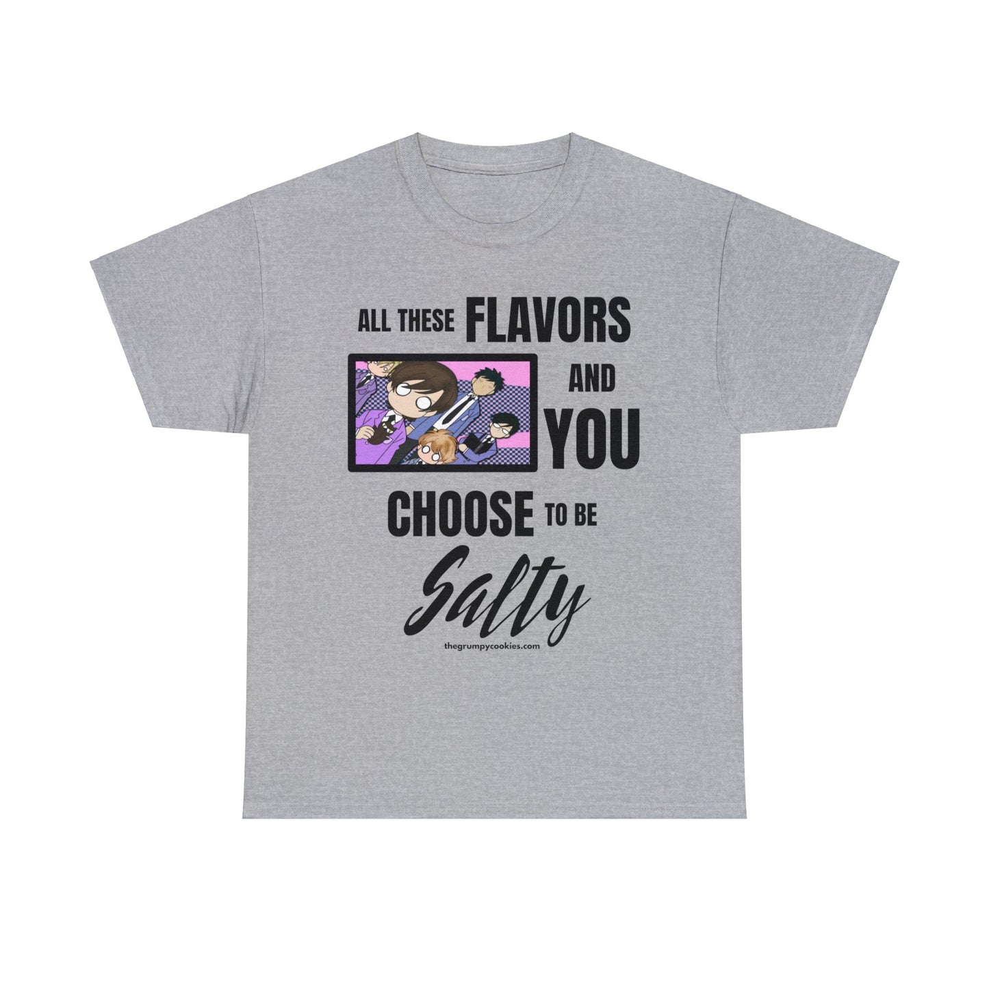 Shocked Hosts Choose to Be Salty Unisex Heavy Cotton Tee