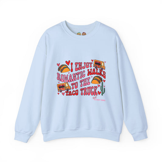 The Grumpy Cookies - Romance = Tacos Unisex Heavy Blend™ Crewneck Sweatshirt