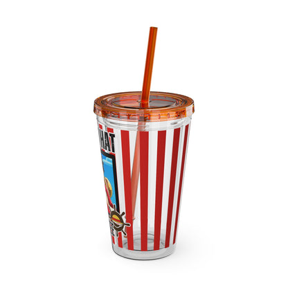 One Piece- Captain Luffy Sunsplash Tumbler with Straw, 16oz