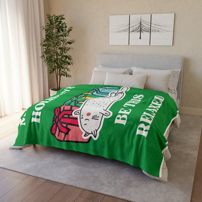 Relaxed Holidays Polyester Blanket