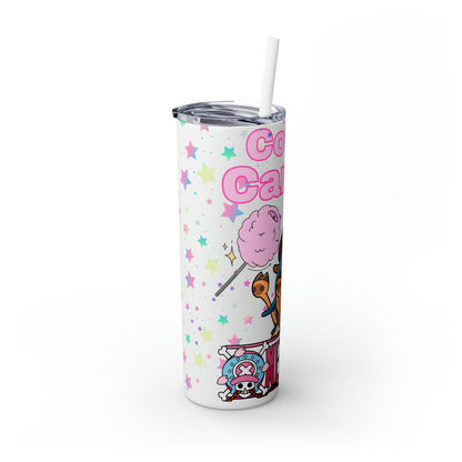 Chopper Skinny Tumbler with Straw, 20oz