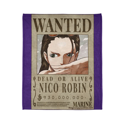 Robin Wanted Poster Polyester Blanket