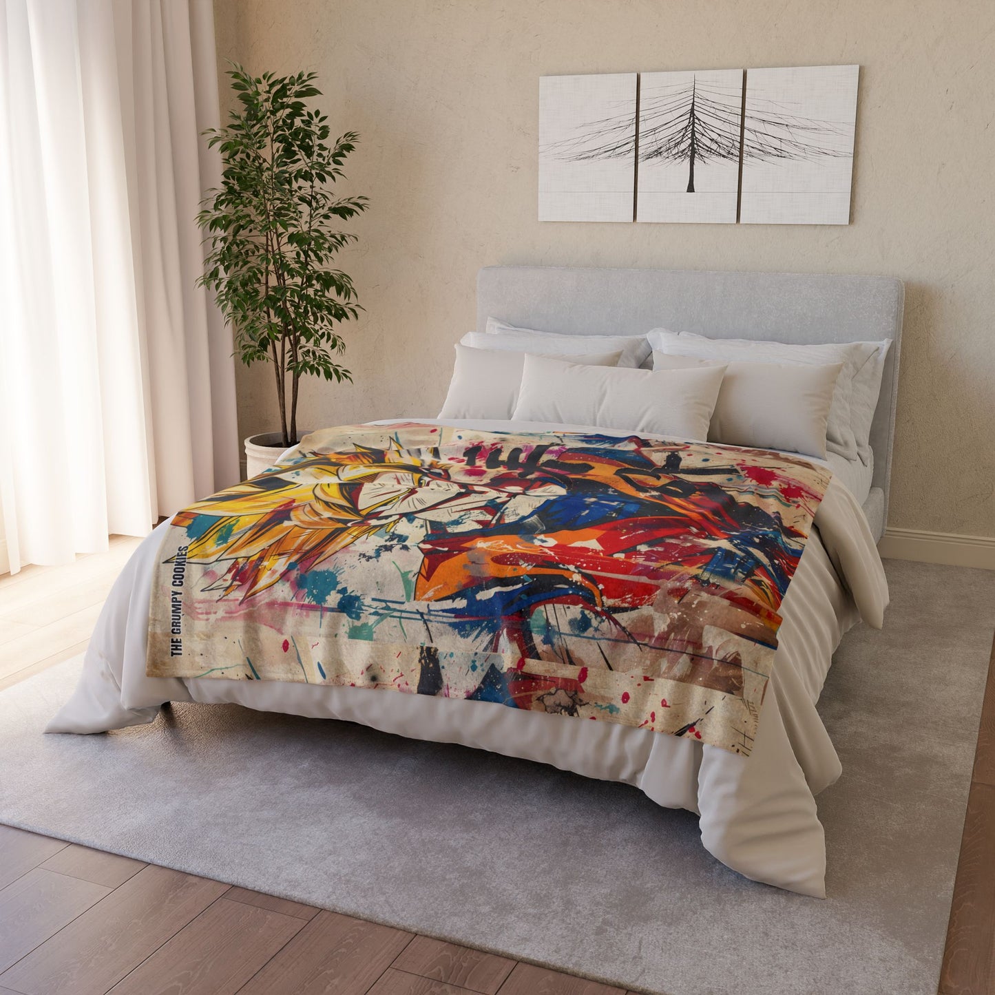 Dragon Ball- Gohan Polyester Blanket